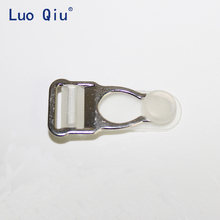 LUO QIU 1.4cm Sewing material High quality nickel plated alloy suspender clip garter belt clip Zinc alloy+PP 100pcs/pack T22-2 2024 - buy cheap