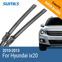 SUMKS-escobillas de limpiaparabrisas para Hyundai ix20, brazos de botón de ajuste, 26 y 14 pulgadas, 2010, 2011, 2012, 2013 2024 - compra barato