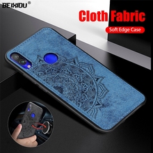3D Texture Cloth Phone Case For Xiaomi Redmi Note 7 Covers Fabric Soft TPU Silicone Case for Redmi Note 7 Back Cover  6.3" 2024 - buy cheap