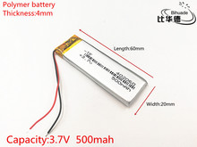 3.7V 500mAh 402060 Lithium Polymer Li-Po li ion Rechargeable Battery cells For Mp3 MP4 MP5 GPS 2024 - buy cheap