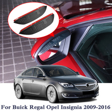 Car Styling 2pcs Car Rearview Mirror Rain Eyebrow Stickers For Buick Regal Opel Mokka X Insignia Carbon Fiber Protector Sticker 2024 - buy cheap