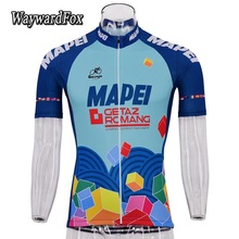 Camiseta de Ciclismo clásica para hombre, Maillot de manga corta, ropa de Ciclismo retro transpirable, color azul 2024 - compra barato