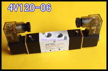 1Pcs 4V120-06 DC12V 5Ports 2Position Double Solenoid Pneumatic Air Valve 1/8" BSPT Brand New 2024 - buy cheap