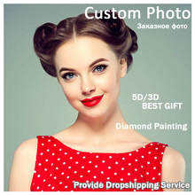 Photo Custom Private Custom DIY Diamond Embroidery 5D Diamond Painting Cross Stitch 100% Full Layout Rhinestone Mosaic Gifts ZH 2024 - buy cheap