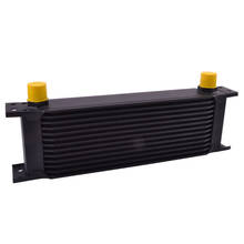 13 ROW AN10 universal aluminum engine transmission racing oil cooler high quality radiator Black/Silver 2024 - buy cheap