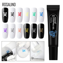 ROSALIND Gel Polish Stamping Paint Vernis Semi Permanent UV Nail Polishes Nail Art Manicure Stamping Plate Gel Hybrid Varnish 2024 - buy cheap