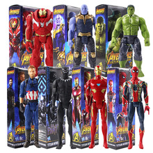 Figuras de acción de Infinity Wars, vengadores, Thanos, Iron Man, Hulk, Spiderman, Pantera Negra, Capitán América, Hulkbuster, modelo de Juguetes 2024 - compra barato