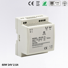Free Shipping CE RoHS Certificated 60w 24v Din Rail Switching Power Supply For Industry 2024 - buy cheap