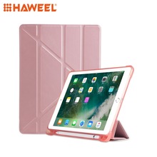 Чехол для планшета HAWEEL для iPad 9,7 (2018)/9,7 (2017)/air/air2, Многофункциональный складной ударопрочный защитный чехол из ТПУ с держателем 2024 - купить недорого