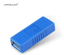 USB3.0 Тип A адаптер «Мама-мама» конвертер удлинитель Разъем USB 3,0 AF К AF разъемы 2024 - купить недорого