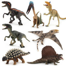 Последний Парк Юрского периода Динозавр игрушки животная модель Велоцираптор ПВХ фигурка подвижные динозавры подарок 2024 - купить недорого