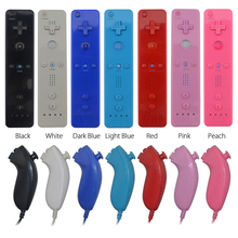 Remote and Nunchuk Controller Gamepad for W-i-i with Wrist Strap without motion plus 2024 - buy cheap