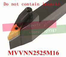 MVVNN2525M16,Metal Lathe Cutting Tools,CNC Turning Tool,Lathe Machine Tools, External Turning Tool Type MVVNN 25*25*150 2024 - buy cheap