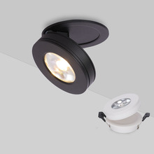 Mini diodo emissor de luz downlight 5 w 7 10 w 15 w luz de ponto 220 v 110 v branco quente/frio led dobrável recessed para baixo a luz para o quarto da cozinha 2024 - compre barato