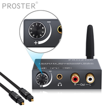 Преобразователь PROSTER DAC HDMI с Bluetooth приемником регулятор громкости цифровой оптический преобразователь коаксиальный Toslink в аналоговый аудио 2024 - купить недорого