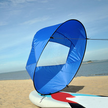 Vela plegable para Kayak, vela de viento, tabla de Paddle con ventana transparente, accesorio de navegación, 42 "/108 cm 2024 - compra barato