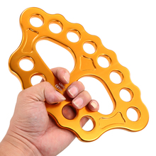 Lixida Outdoor 8 Holes Paw Rigging Plate 45KN Rescue Rock Climbing Mountaineering Equipment Multi Anchor Point Connector Gear 2024 - buy cheap