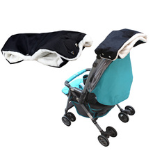 2017 novo bebê carrinho de bebê acessórios inverno à prova dwaterproof água anti-congelamento pram mão muff carrinho de bebê carrinho de buggy luvas muff luva 2024 - compre barato