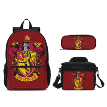 2020 Magic Academy 3pcs School Bag Set Kids School Backpacks For Teenager Boys Bookbag Student Schoolbag With Kids Food Lunchbox 2024 - buy cheap