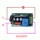 Sistema de controle remoto sem fio 1ch 220v, 4 receptores e transmissores de parede., lâmpada led, controle remoto, código de aprendizagem, 315/433mhz. - especificações Sistema de controle remoto sem fio 1ch 220v, 4 receptores e transmissores de parede., lâmpada led, controle remoto, código de aprendizagem, 315/433mhz. - especificações