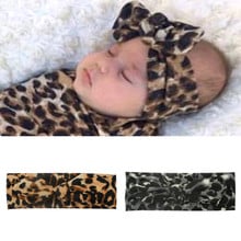 Kid Girls Baby Leopard Print Headband Hairwear Ribbons Bow-Knot Newborn Hairband Head Wrap Baby Hair Accessories 2024 - buy cheap