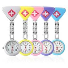 Clip Nurse Doctor Pendant Pocket Quartz Watch Red Cross Brooch Nurses Watch Fob Hanging Medical reloj de bolsillo 2024 - buy cheap