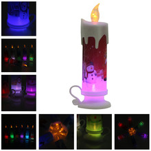 New Fashion High Quality Christmas Candle Electronic LED New Year Colorful Romantic Light Decor For Party Drop Shipping 2024 - buy cheap