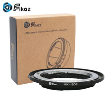 Fikaz anel adaptador para montagem de lente de câmera, para nikon ai flash lentes para canon eos ef estrutura de montagem para canon 60d 50d 550d 500d 5d 2024 - compre barato