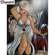 Dispaint Full Square/Round Drill 5D DIY Diamond Painting "Cartoon beauty" 3D Embroidery Cross Stitch Home Decor Gift A06319 2024 - buy cheap