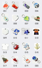 50pcs/lots Blank Sublimation MDF Key Rings Tags Keychain 20 Shapes For Choice DIY Gift Printing Sublimation Ink Transfer Print 2024 - buy cheap