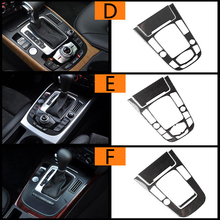 For Audi A4 A5 Q5 B8 S4 S5 Accessories Car Center Control Gear Shift panel decorative strip auto cover trim Sticker Car Styling 2024 - buy cheap