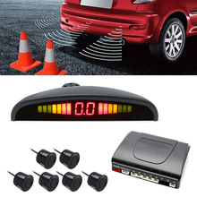 Car Parking Sensors Parktronics 6 LED display 22mm Flat Sensors Reverse Backup Radar Sound Buzzer Alarm Adjustable Sound 2024 - buy cheap