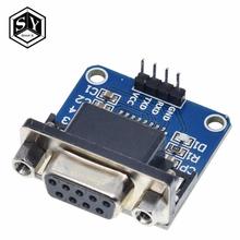 1PCS  MAX3232 RS232 to TTL Serial Port Converter Module DB9 Connector MAX232 2024 - buy cheap