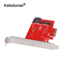 kebidumei M.2 NVMe SSD NGFF TO PCIE X4 adapter M Key B Key dual interface card Support PCI Express 3.0 2230-2280 Size m.2 2024 - buy cheap