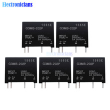 5PCS G3MB-202P G3MB 202P Relay Module DC-AC PCB SSR In 5V DC Out 240V AC 2A Solid State Relay Module For Arduino 2024 - buy cheap