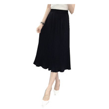 ZG1077 Spring summer 2020 new women high-waisted chiffon skirt with pleated skirt with large flounces cheap wholesale 2024 - buy cheap