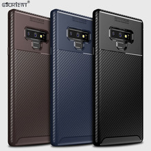 Противоударный чехол для Samsung Galaxy Note 9 Note9 N960 SM-N960F/DS SM N960F/DS N960F чехлы-бампер из углеродного волокна 2024 - купить недорого
