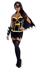 Disfraz de Halloween para mujer, corsé de Batgirl de lujo, gran oferta, 3S1255 2024 - compra barato