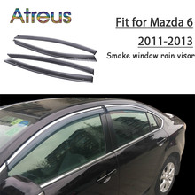 Atreus 1set ABS For 2018 2017 2016 2015 2014 2013-2006 Mazda 6 Accessories Car Vent Sun Deflectors Guard Smoke Window Rain Visor 2024 - buy cheap