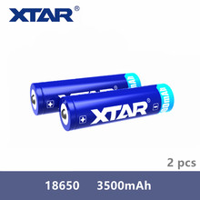 2 Pcs original Xtar Rechargeable 18650 3500mAh 3.7V protected battery designed for flashlights portable power supplies etc 2024 - buy cheap