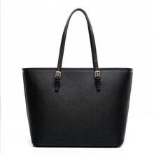 Big Bag 2022 fashion women pu leather handbag brief shoulder bag black white large capacity luxury tote shopper bag designer 2024 - buy cheap
