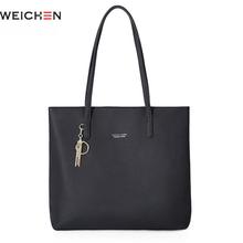 Weichen-Bolso de mano informal para mujer, bolsa de hombro de gran capacidad, de diseñador de marca, de cuero Pu 2024 - compra barato