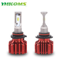 YHKOMS Car Headlight LED HB4 9006 9005 HB3 H1 H3 H4 H7 H8 H11 50W 8000LM CSP Chips Led Automotive Lamp AutoMobiles Headlamp 12V 2024 - buy cheap