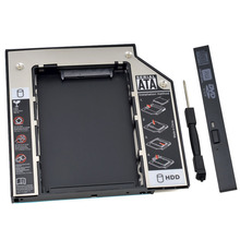 Высокое качество Универсальный интерфейс SATA 3,0 2nd HDD Caddy 12,7 мм для 2,5 "SSD чехол жесткий диск для ноутбука CD-ROM оптического устройства 2024 - купить недорого