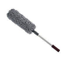 New Car Auto Microfiber Retractable Wax Mop Round Cleaning Brush  Duster Tool Retractable Lever Car Cleaning Dusting Accessories 2024 - buy cheap