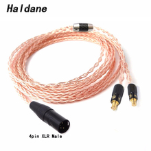 Cable de actualización de auriculares de un solo golpe y cristal, 2,5/3,5/4,4mm/4pin XLR 8 Croes, para CKS1100 E40 E50 E70, envío gratis 2024 - compra barato