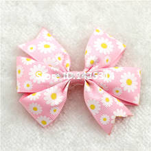 DHL. 480Pcs Boutique Ribbon Daisy Flower bow clip For Children Hairpins Princess hair clips Baby girls Hair accessories 2024 - buy cheap