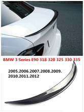 Spoiler de carro em fibra de carbono para bmw, modificação automática, difusor de spoilers/frisador, alta qualidade, para modelos 3 series e90 318 320 325 330 335-2005 2024 - compre barato