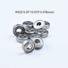 Miniature Bearing 10pcs R4zz 6.35*15.875*4.978(mm) free shipping chrome steel Metal sealed High speed Mechanical equipment parts 2024 - buy cheap
