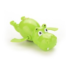 1PC Hippo Swim Toys Behemoth Clockwork Wind Up Plastic Infant Kids Swimming Toy Hippopotamus River Horse Baby Educational Toys 2024 - buy cheap